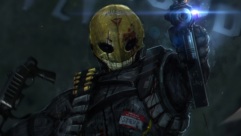 暴怒暗黑科幻战士壁纸