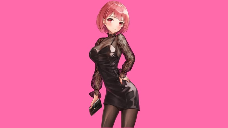 动漫粉发少女壁纸合集