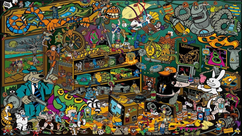 这份壁纸合集藏着超多童年回忆和经典IP