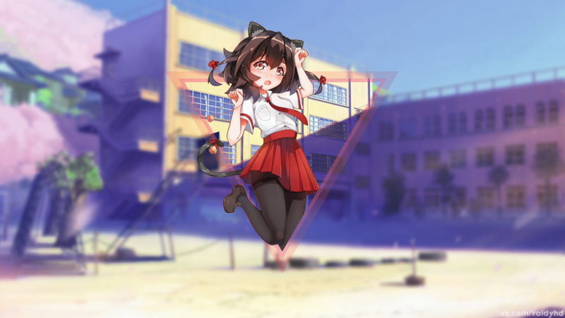 这款画中画动漫少女壁纸太绝了