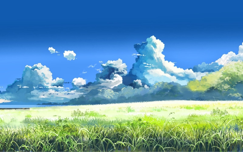 新海诚《秒速五厘米》绝美壁纸合集 户外自然风景 高清1080P