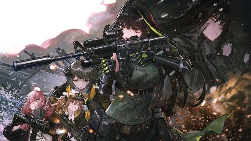 少女前线二次元少女同人插画壁纸合集