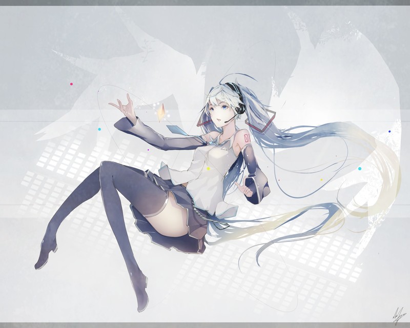初音未来壁纸来啦！Vocaloid蓝发少女高清美图