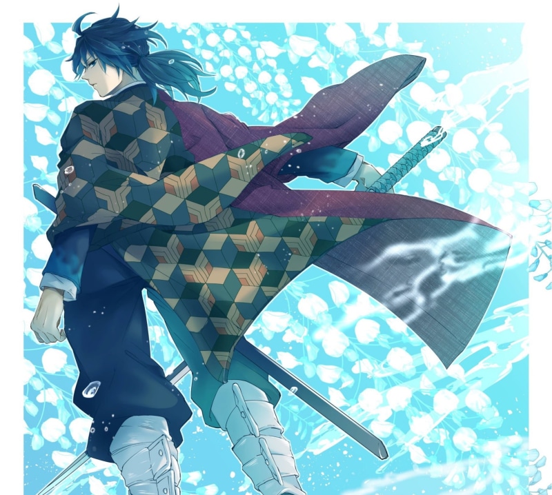 鬼灭之刃1080P高清壁纸来啦！富冈义勇专场