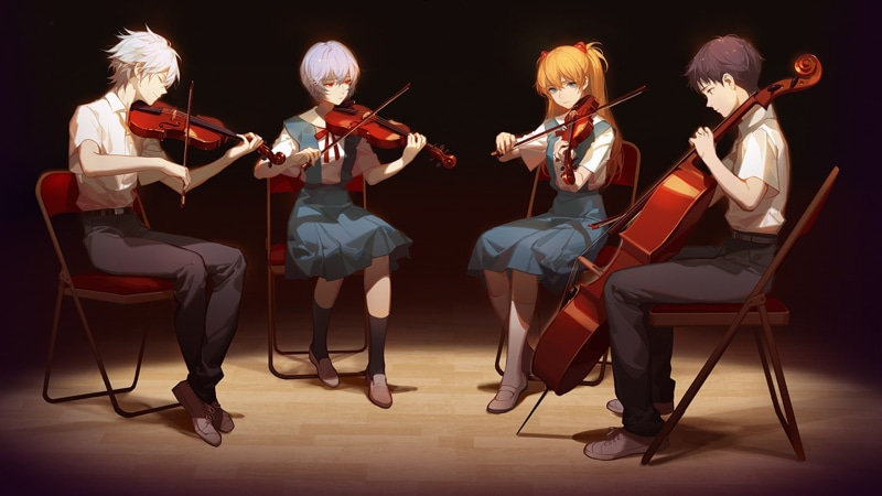 《EVA》经典角色壁纸合集 明日香、渚薰、绫波丽、真嗣高清壁纸