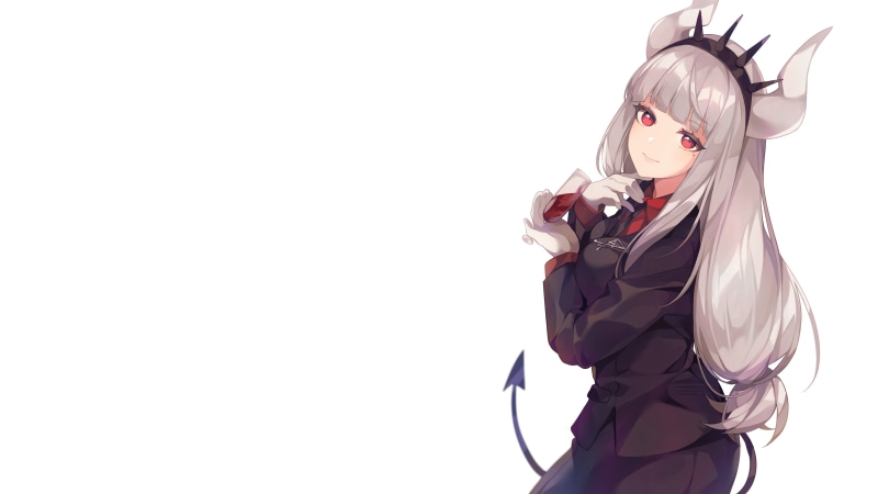 弹丸论破雾切响子绝美壁纸！银发骷髅风穿搭太绝了