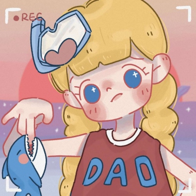 6款超耐看女生简约手绘头像合集