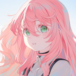 12张超好看的粉色系动漫女生头像，快存！