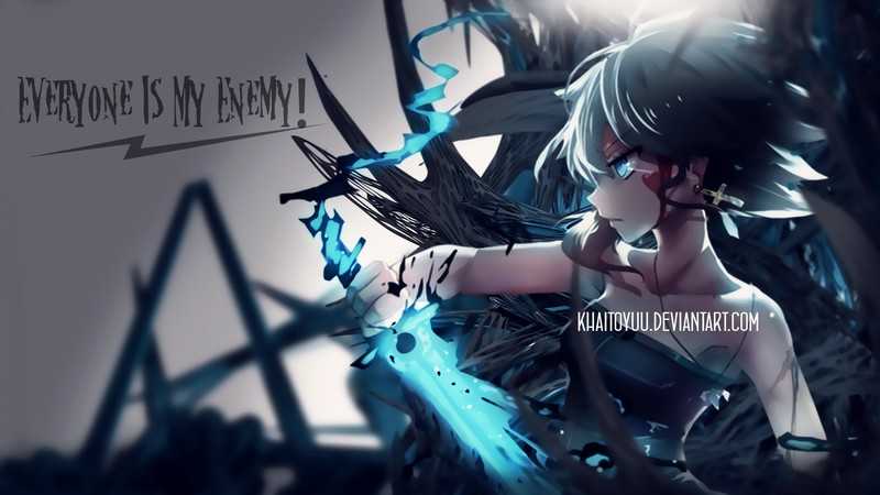 刀剑耳饰动漫少女壁纸