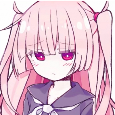 12张超好看的粉色系动漫女生头像，快存！