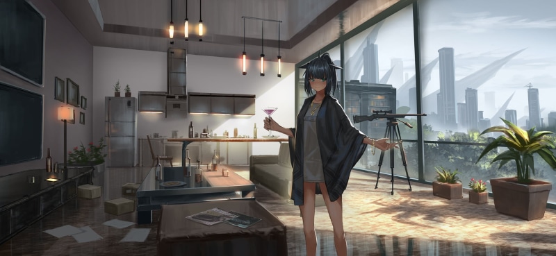 明日方舟同人壁纸合集 超养眼的兽耳少女们