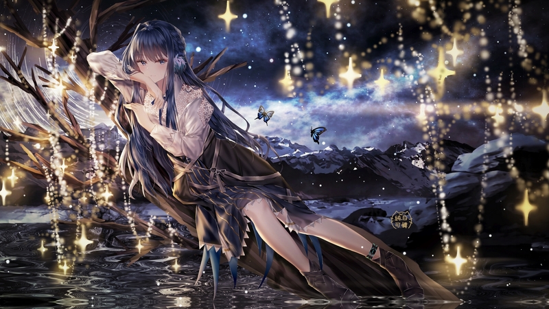 银发少女的动漫星空夜话
