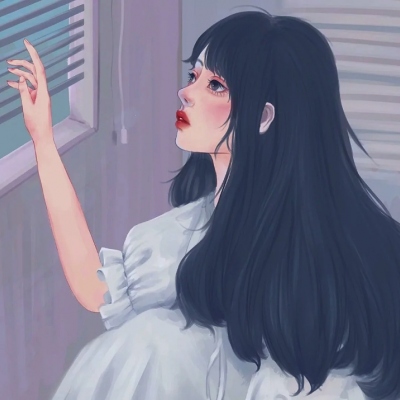 13张超精致手绘唯美女生头像，氛围感拉满