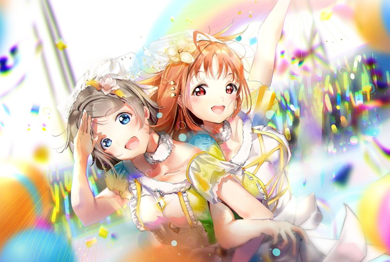 LoveLive!Sunshine!!渡边曜高海千歌双人壁纸