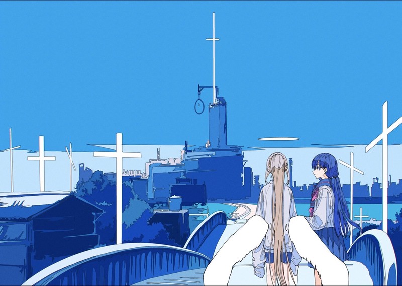 绝绝子！二次元少女手绘壁纸合集