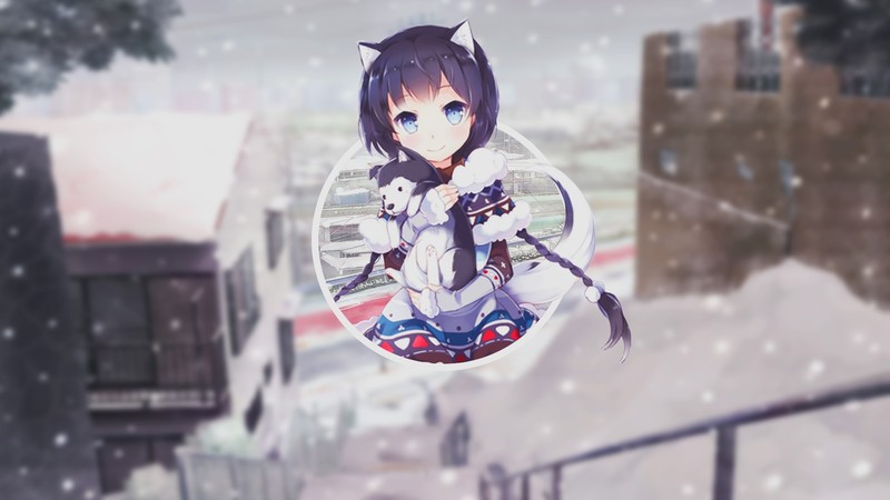 冬日少女壁纸合集