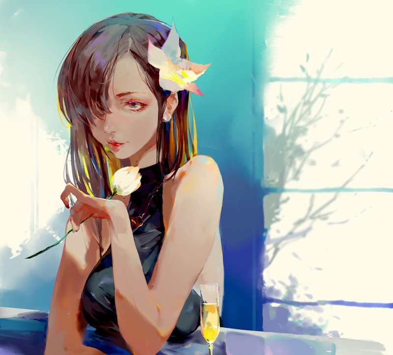 绝美的二次元少女数字绘卷