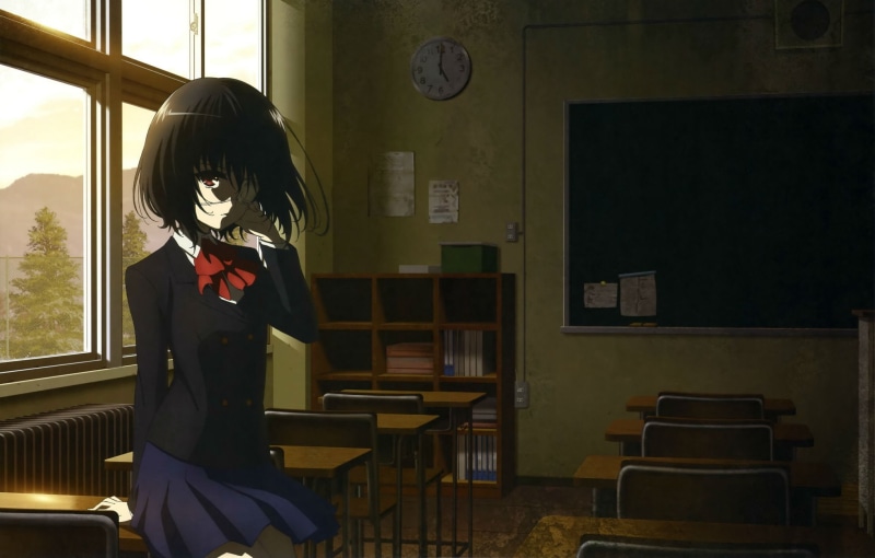 《Another》见崎鸣高清壁纸合集 1080P带眼罩的动漫少女