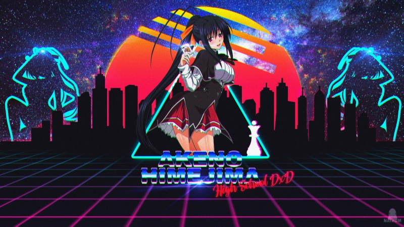 《恶魔高校D×D》复古风姬岛朱乃4K壁纸 动漫少女壁纸合集