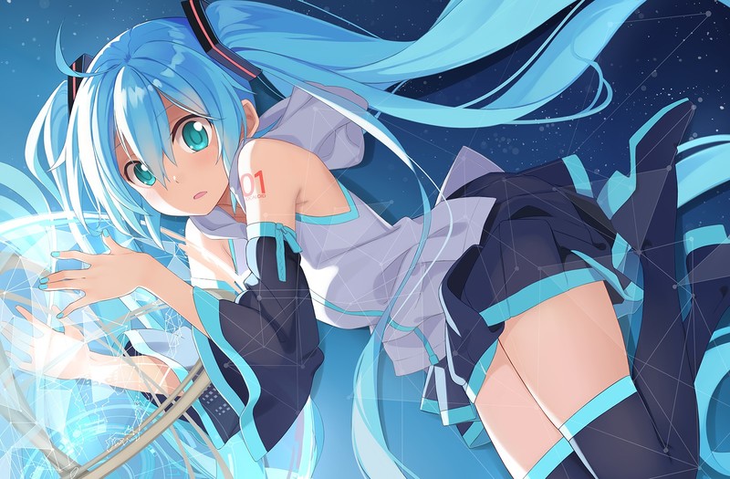 这组初音未来壁纸太绝了！