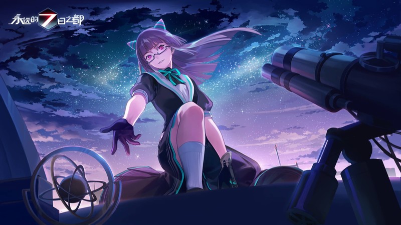 永远7th之都动漫高清俯角壁纸