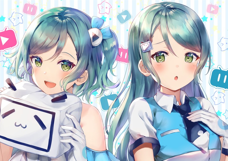 这款竖屏二次元少女壁纸太绝了
