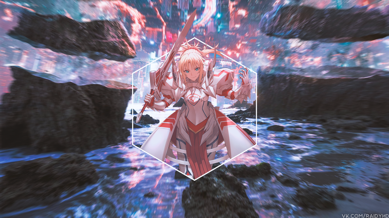 Fate阿福小莫等Fate角色画中画壁纸合集