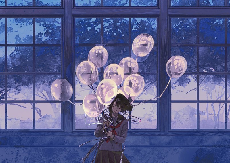 美少女水手服壁纸合集！这些动漫女孩也太治愈了