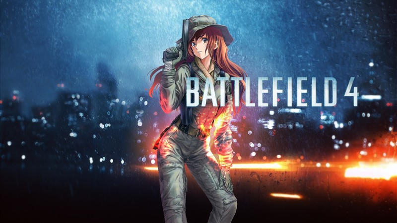 美少女持枪战地壁纸合集