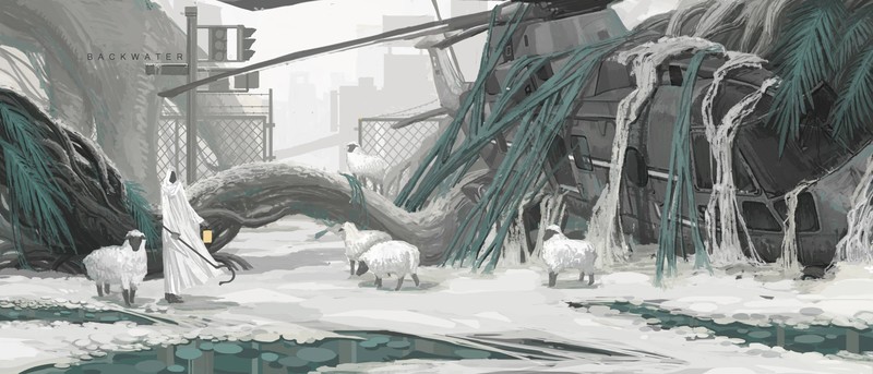 糟糕的糟糕手绘现场——直升机撞羊群的二次元壁纸合集