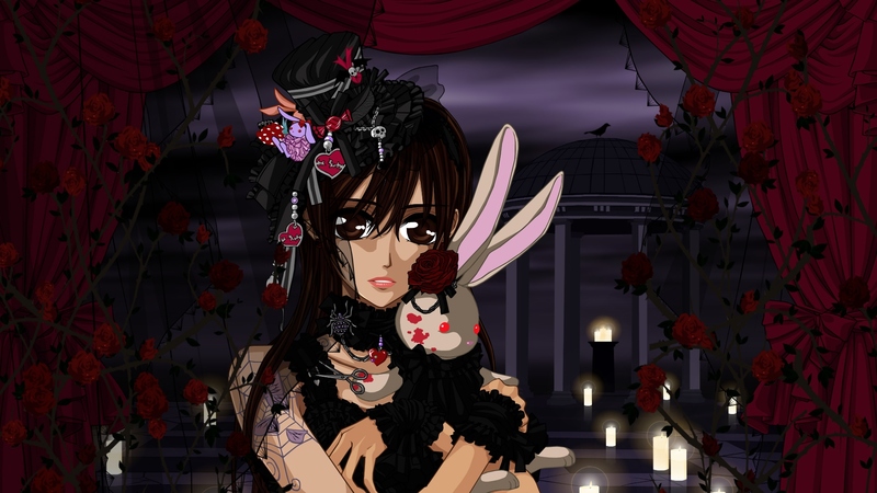 哥特风吸血鬼骑士动漫壁纸 高清大图