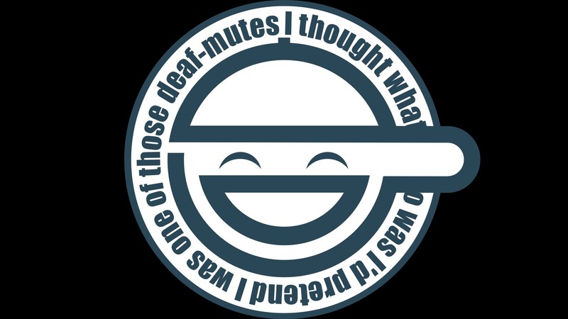 黑底极简动漫字体壁纸合集