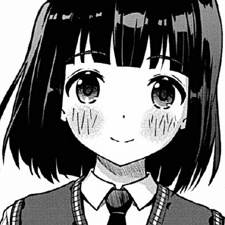 8张难找的黑白女生动漫头像合集