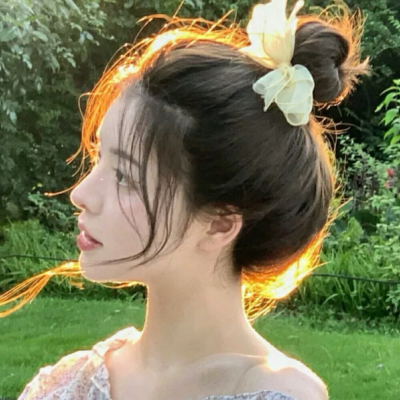 20张森系真人女生治愈风仙气头像合集