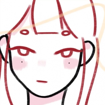 手画可爱女生简易头像合集 共5张