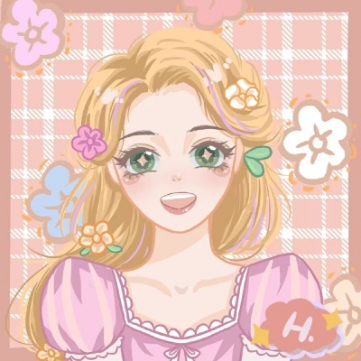 6人群用迪士尼公主可爱头像 一共6张哦