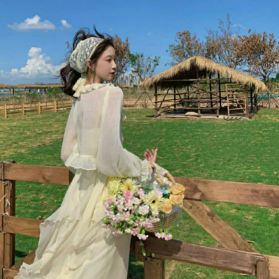 20张森系真人女生治愈风仙气头像合集