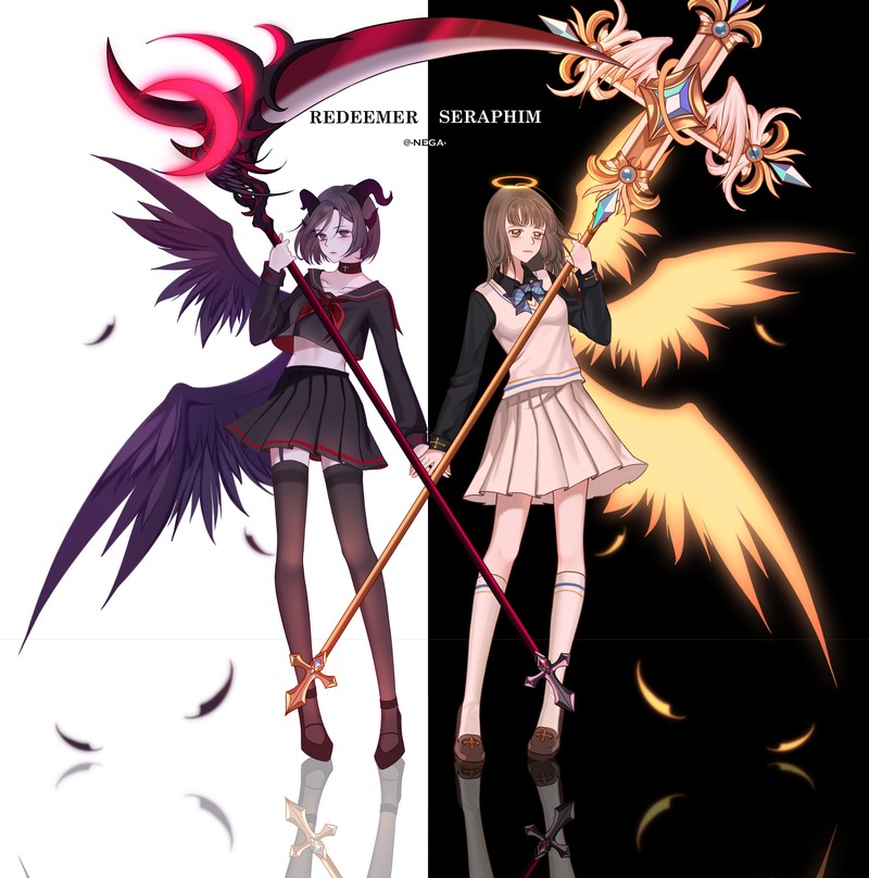 动漫少女校服大腿壁纸合集