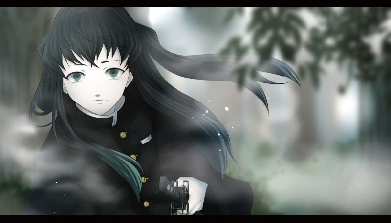 鬼灭之刃时透无一郎&富冈义勇 高清动漫壁纸合集