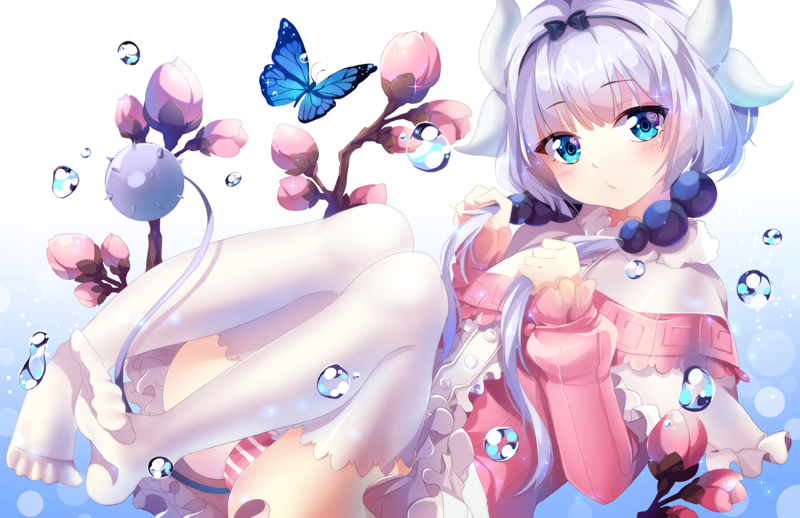《小林家的龙女仆同人插画合集 康娜等角色高清壁纸》