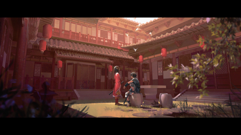 陈爱丽雅的东方奇幻建筑壁纸