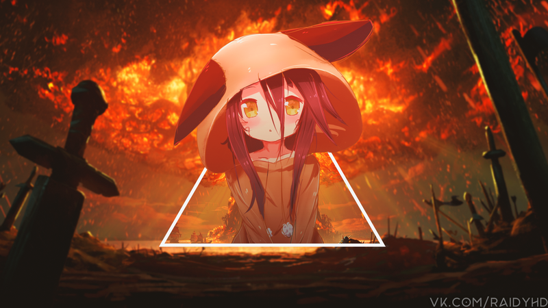 《游戏人生》姐妹款高清壁纸合集 画中画二次元少女壁纸