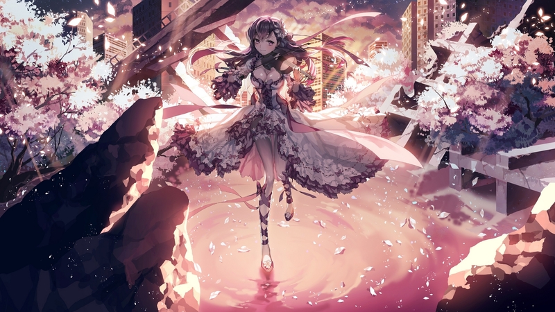 色彩少女动漫音乐高清壁纸