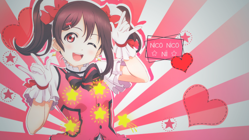 矢泽妮可高清壁纸合集！LoveLive系列少女壁纸分享