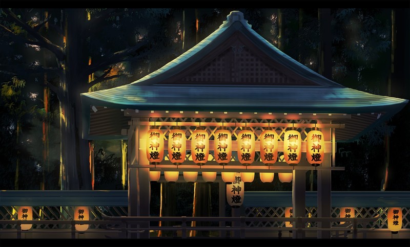 绝美亚洲风动漫光影壁纸合集