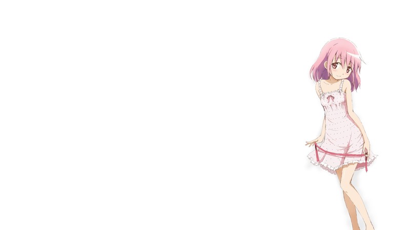 魔法少女小圆壁纸合集！粉毛少女纯白背景太绝了