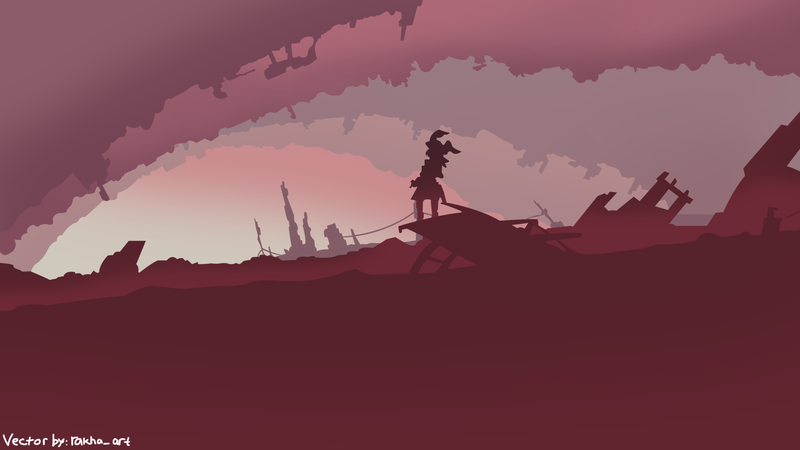 刀剑神域外传 枪神炼狱 莲 极简风 动漫 动漫女孩 高清壁纸