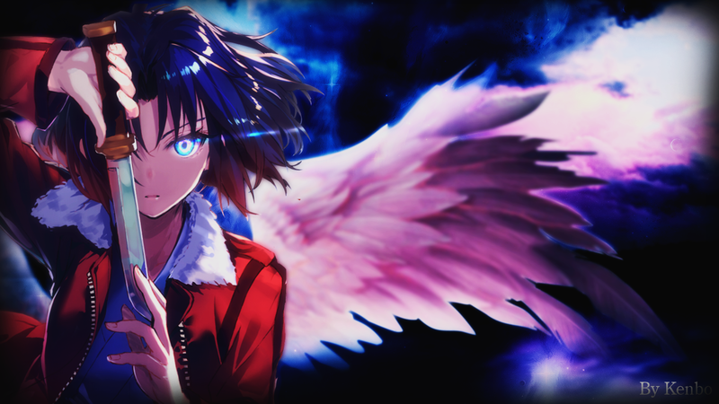 这张壁纸主角是两仪式！空之境界美少女持刀壁纸合集