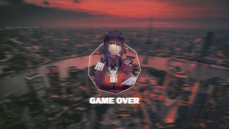 超绝二次元壁纸合集！画中画、扑克少女、异色眼眸全都有