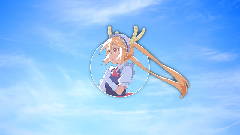 《小林家的龙女仆》角色同人壁纸合集 金发女仆与伙伴们的清新日常